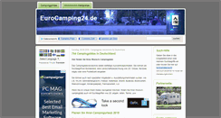 Desktop Screenshot of eurocamping24.de