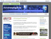 Tablet Screenshot of eurocamping24.de